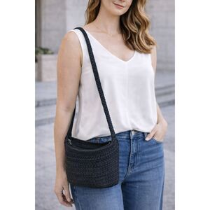 The Sak Shoulder Crossbody Bag Black